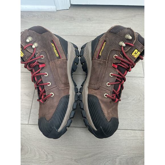 Caterpillar navigator waterproof leather work boots brown Size 10 Men’s main image 5